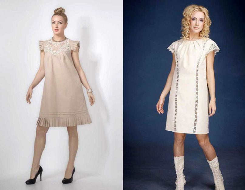 Модели платьев из льняной ткани. Платья из льна: с чем носить в текущем сезоне, самые модные фасоны. Удобные и красивые летние сарафаны